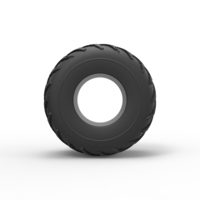 Diecast Monster Jam tire 20 Scale 1:25 - Thumbnail 5