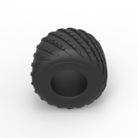 Diecast Monster Jam tire 20 Scale 1:25 - Thumbnail 6