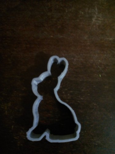 Brown Bunny Cookie Cutter 3D Printed