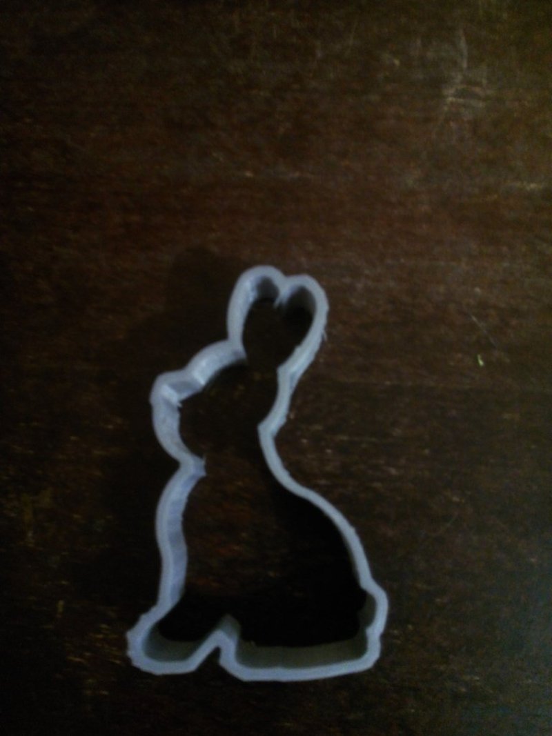Bunny cookie cutter