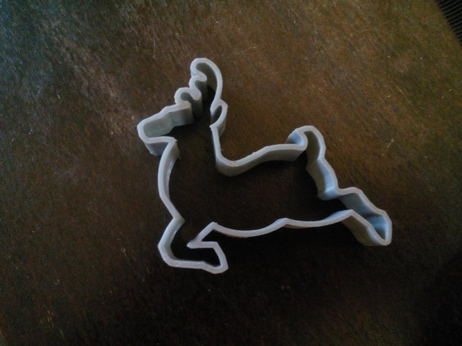 Deer cookie cutter 3D Print 49660