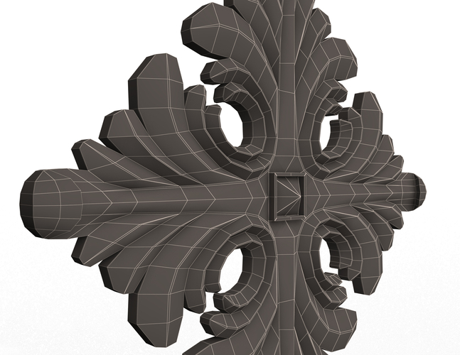 Rosette Ornament Decoration CNC  3D Print 496652