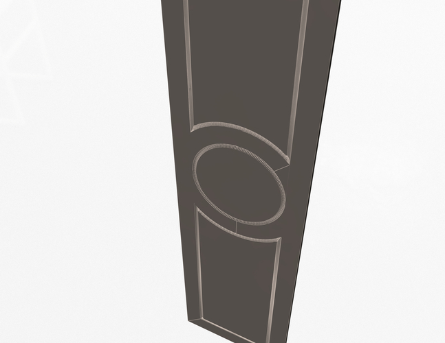 Wardrobe Door Classic 1 3D Print 496684