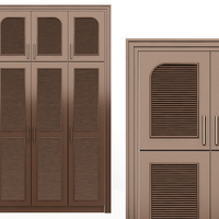 Small Blinds Wardrobe Door Classic 3 3D Printing 496695