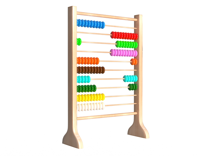 Abacus Wooden Educational Toy 3D Print 496729