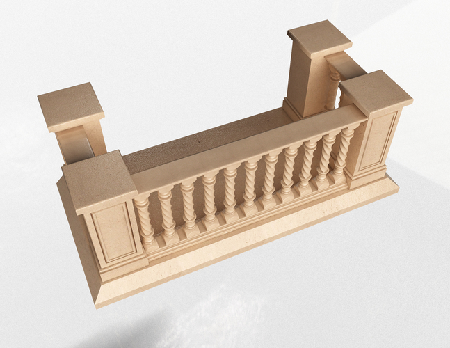 Balcony 01 3D Print 496833