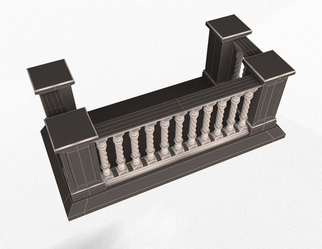 Balcony 01 3D Print 496837