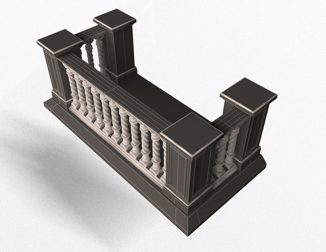 Balcony 01 3D Print 496838