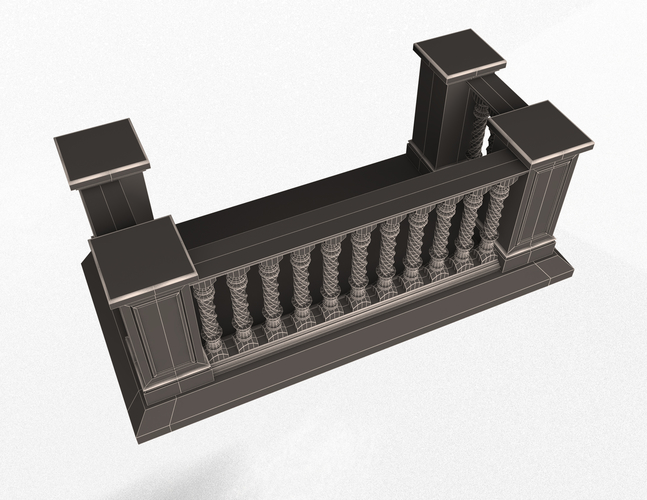 Balcony 01 3D Print 496842