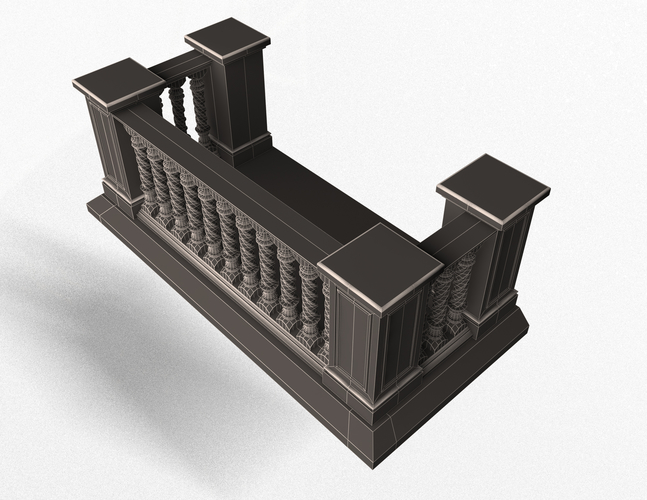 Balcony 01 3D Print 496843