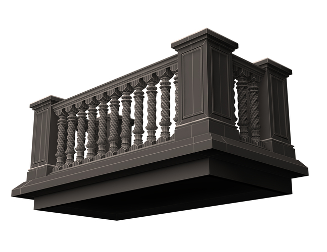 Balcony 01 3D Print 496845