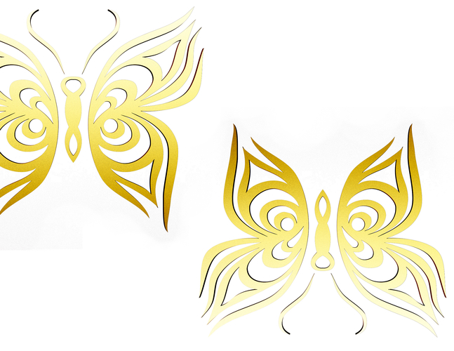 Butterfly Frame Decoration 3D Print 496969