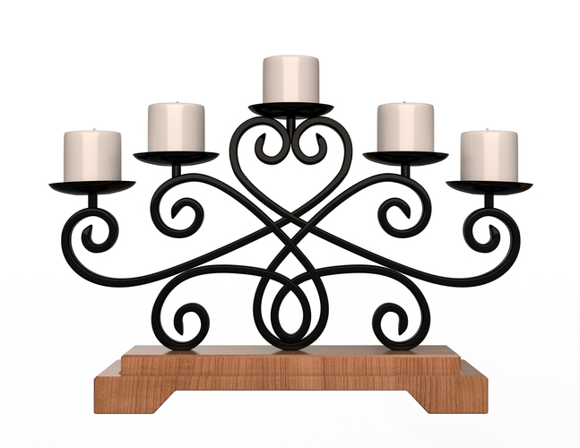 Candlestick Holder 3D Print 496985