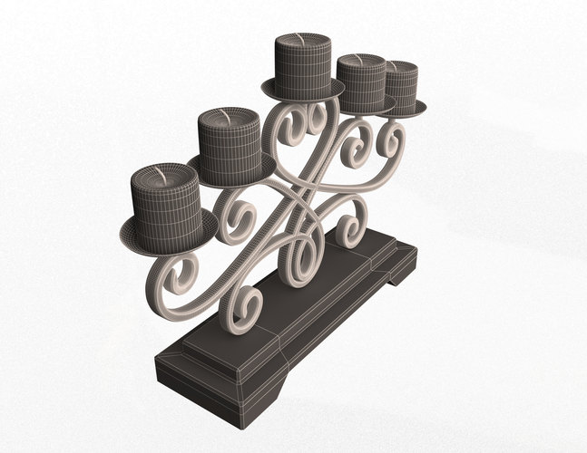 Candlestick Holder 3D Print 496991