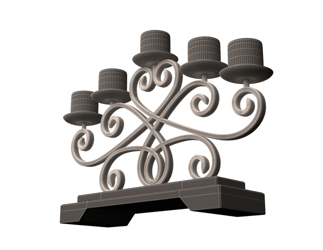 Candlestick Holder 3D Print 496994