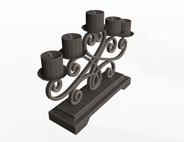 Candlestick Holder 3D Print 496996