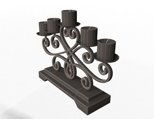 Candlestick Holder 3D Print 496997