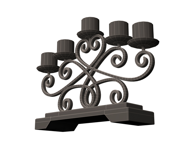 Candlestick Holder 3D Print 496999