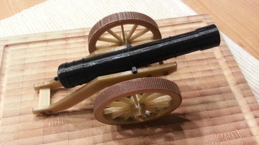 Historical Field Cannon 3D Print 49704