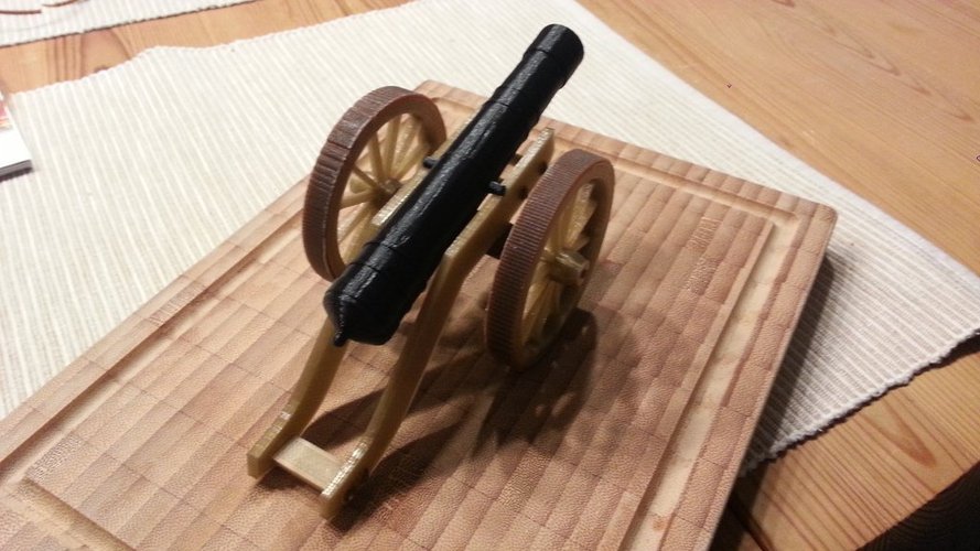 Historical Field Cannon 3D Print 49705