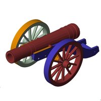 Historical Field Cannon - Thumbnail 4