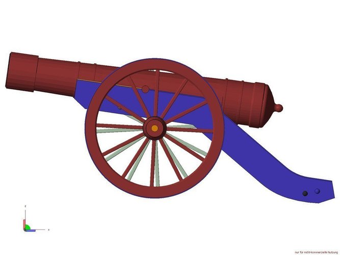 Historical Field Cannon 3D Print 49708