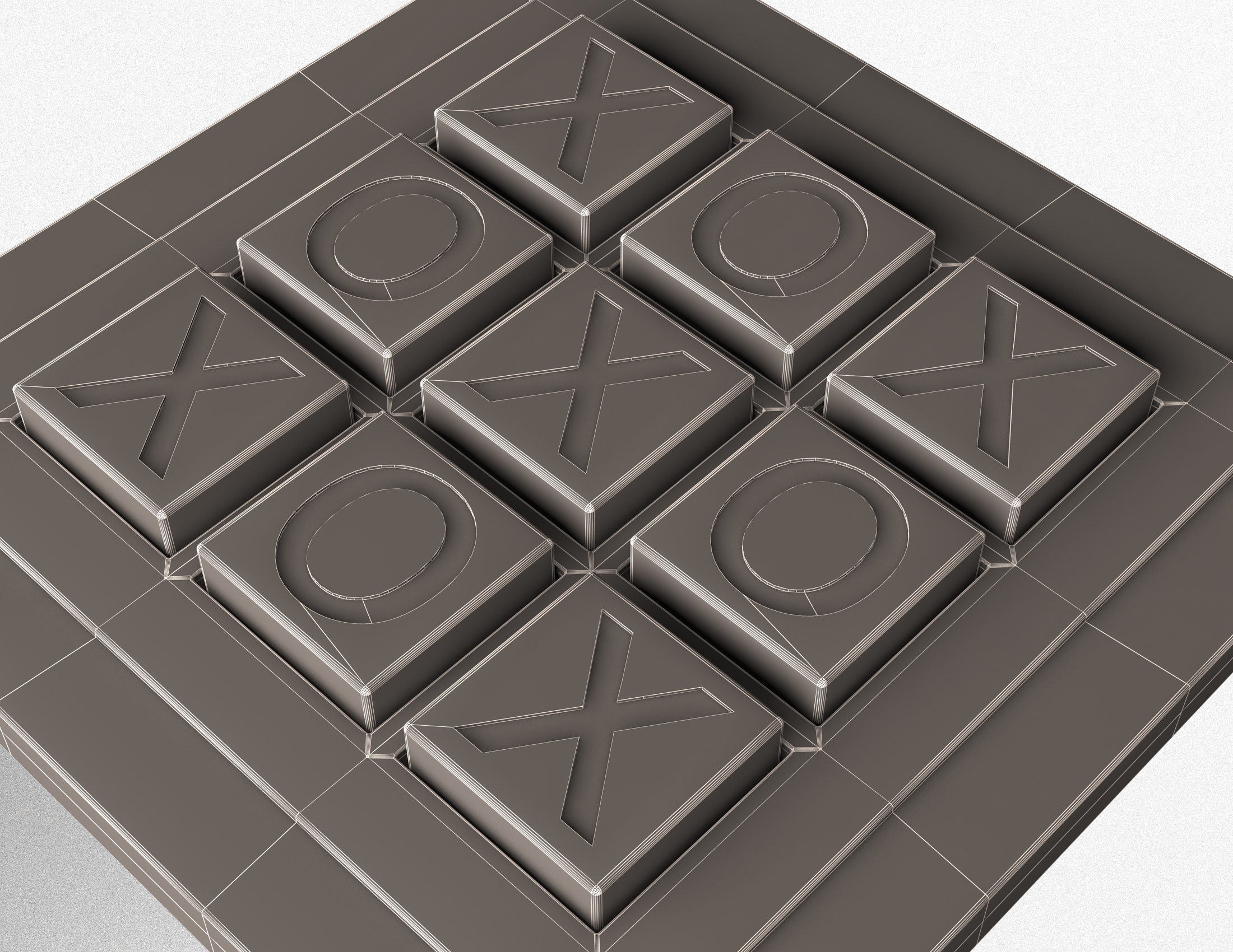 Free 3D file Tic-Tac-Toe Game ( X & 0) 🎲・3D printable design to