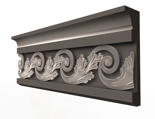 Cornice Decoration Molding 3D Print 497425