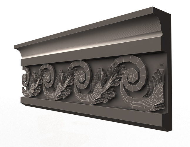 Cornice Decoration Molding 3D Print 497429