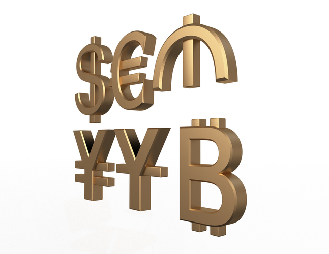 Currency Symbols Collection 3D Print 497438