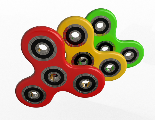 Fidget Spinner 3D Print 497536