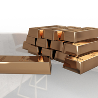 Small Fine Gold Bars 1000 gr 3D Printing 497550