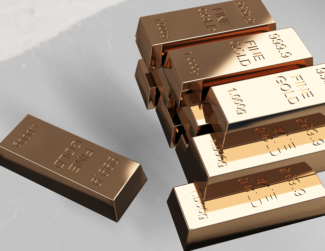 Fine Gold Bars 1000 gr 3D Print 497554