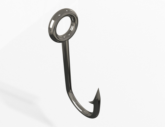 Fish Hook 3D Print 497561