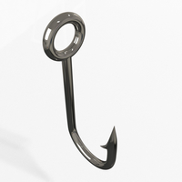 3D Printed Fish Hook by xaqani ahmadov