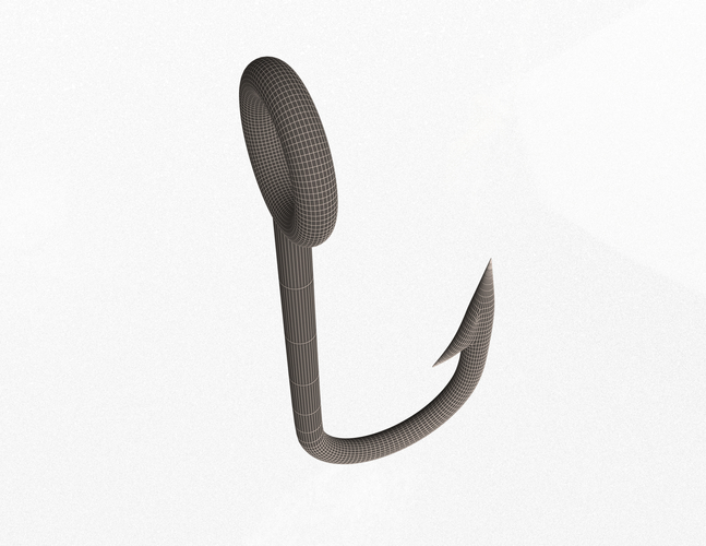 Fish Hook 3D Print 497563