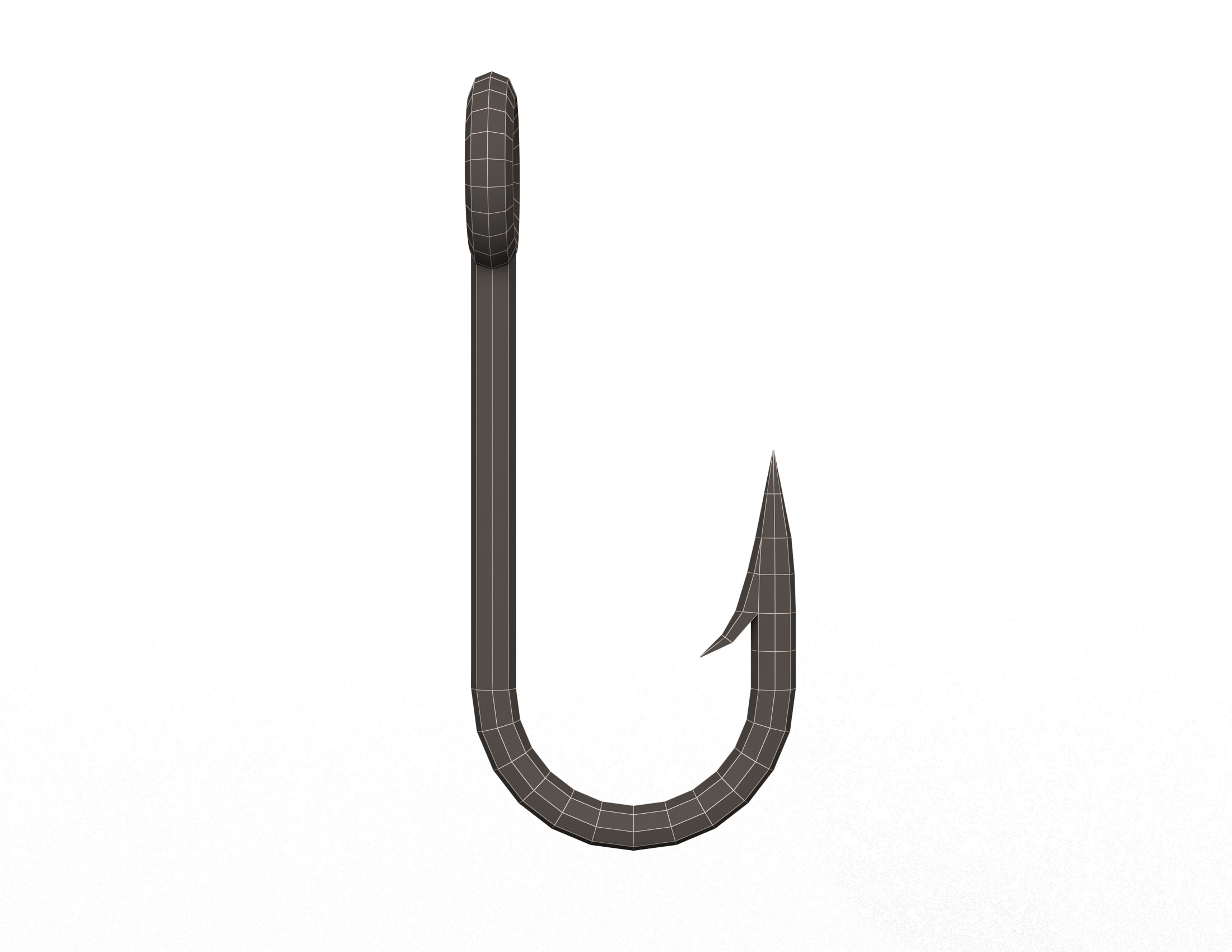 Fishing Hook 3D, Incl. fish & angler - Envato Elements