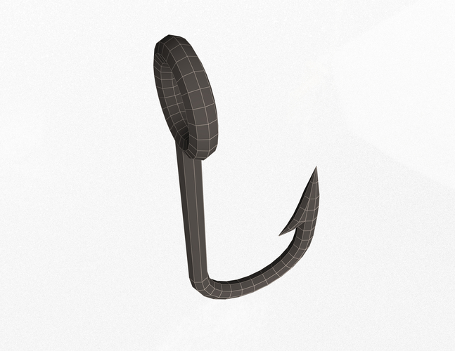 Fish Hook 3D Print 497572