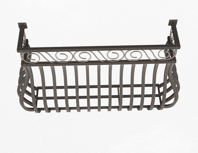 Forging Iron Forged Balcony Railing 03 3D Print 497585