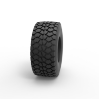 Military truck tire 9 Scale 1:25 - Thumbnail 3