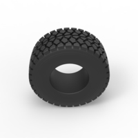 Military truck tire 9 Scale 1:25 - Thumbnail 6