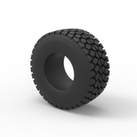 Military truck tire 9 Scale 1:25 - Thumbnail 7