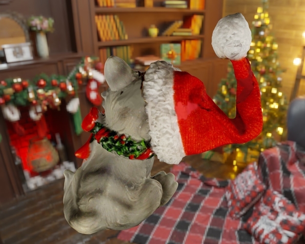 Christmas cat  3D Print 497857