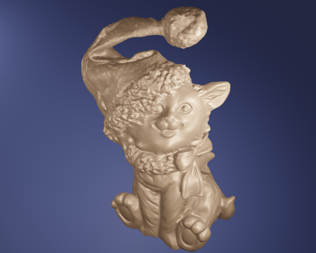 Christmas cat  3D Print 497862