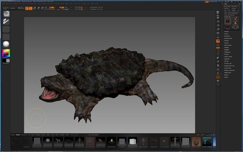 Snapping Turtle 3D Print 49787