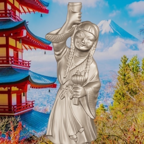 Asian girl 3D Print 497876