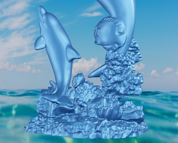 Dolphin coral 3D Print 497905