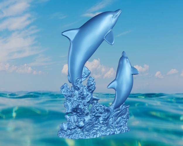 Dolphin coral 3D Print 497906