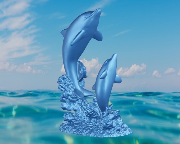 Dolphin coral 3D Print 497907