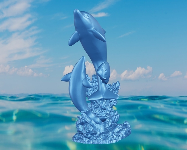 Dolphin coral 3D Print 497908